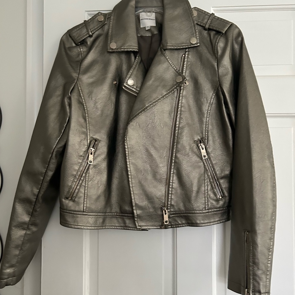 Silvian Heach Faux Leather Jacket